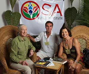 Jane Goodall at the Osa Field Institute